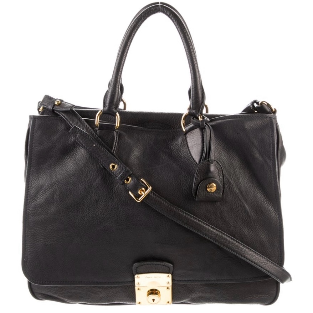 Miu Miu leather shoulder bag